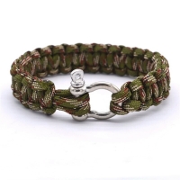 Paracord heren armband army