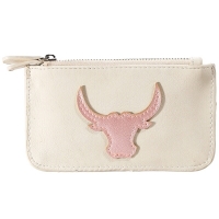 Wallet bull beige/pink