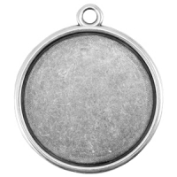 Persoonlijke ketting flat zilver