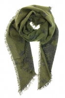 Sjaal wooly star groen