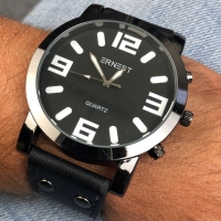 Horloge Brixton zwart-zwart