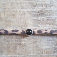 Armband stretch panter met swarovski #3