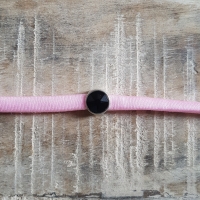 Armband stretch pink met swarovski #3
